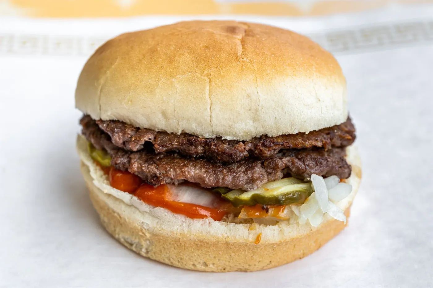 Jr Double Hamburger